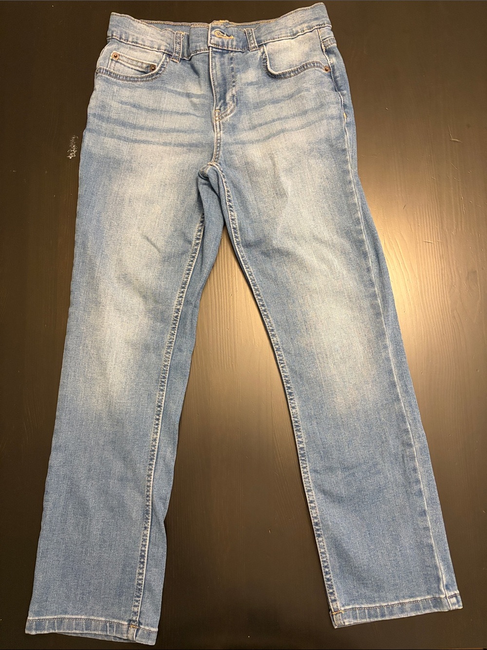wonder nation Light Blue Kids Straight-Leg Jeans